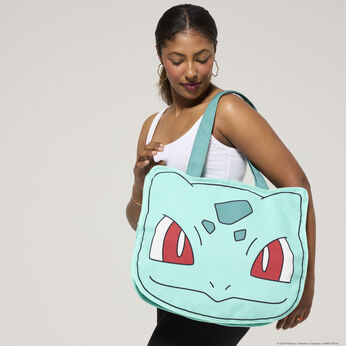 Pok&eacute;mon Bulbasaur Cosplay Oversized Canvas Tote Bag LFlifestyle1 view 2